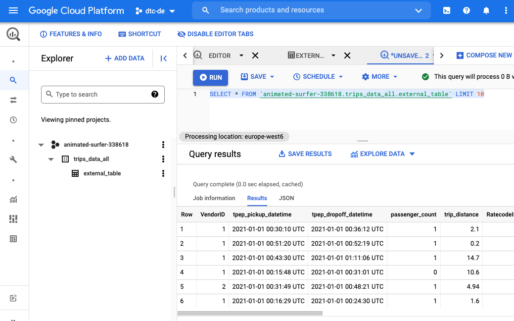 bigquery